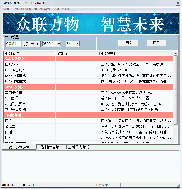 设置组播参数